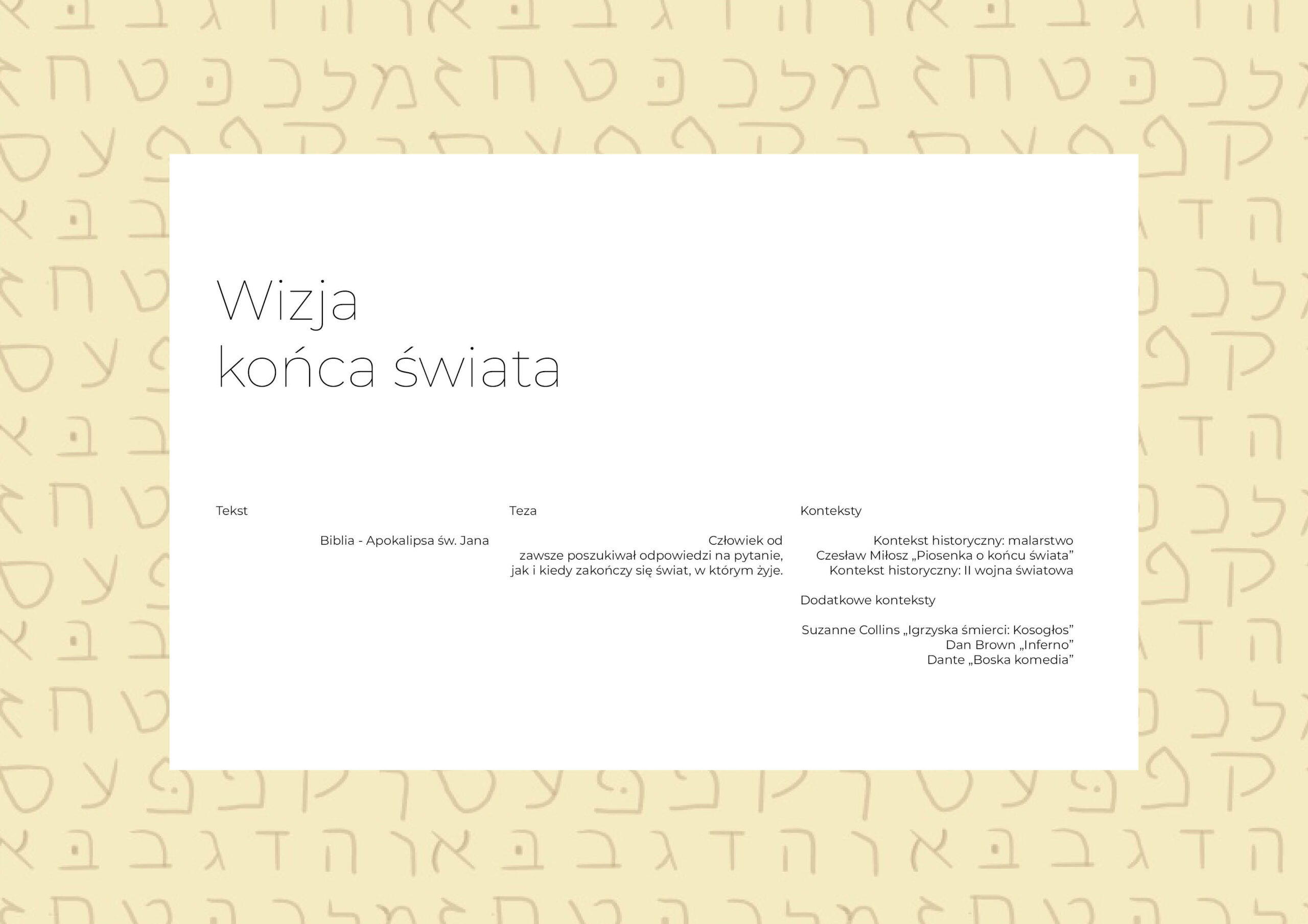 Matura 2026 - język polski - pytania jawne